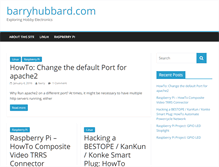 Tablet Screenshot of barryhubbard.com